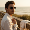 Men's Stylish Frameless High Definition Polarized Sunglasses