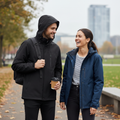 🔥Hot Sale 50% Off🔥Solid Color Casual Jackets, Waterproof and Windproof Coats, Hooded Windbreakers