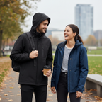 Solid Color Casual Jackets — Waterproof Windbreakers