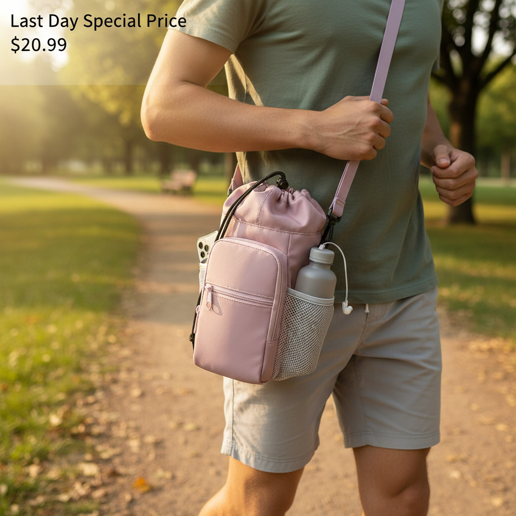 📢Last Day Special Price $20.99!! ⏰Multi-Functional Water Bottle Carrier Bag with Pockets🥤