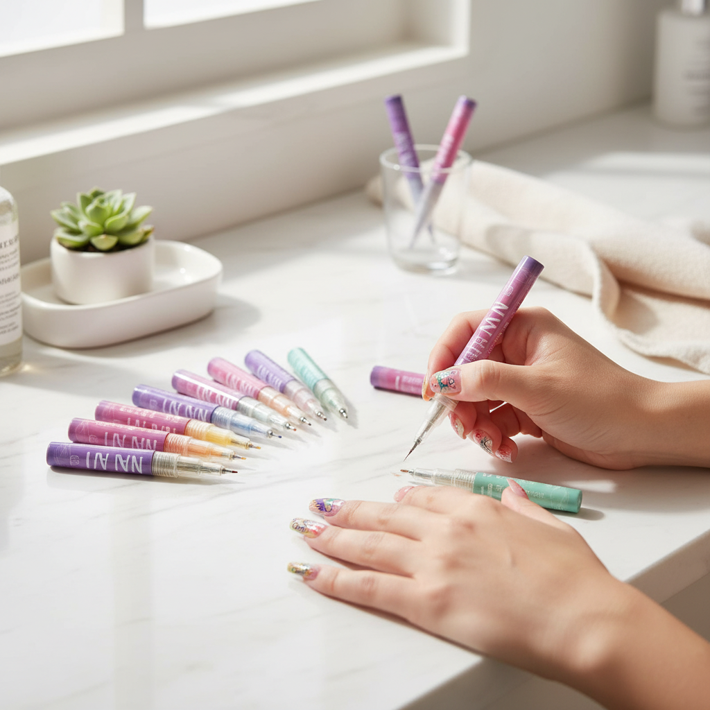 💥 BUY 2 GET 1 FREE! 🎁 50% OFF ⏳ 12 Colors Nail Art Pens Set – Create Beautiful & Precise Designs ✨
