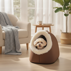 winter-warm-pet-cave-bed lifestyle 1