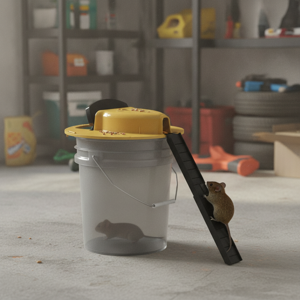 Bucket Lid Rat Trap