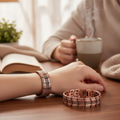 Jewelance MagneticBracelet : Premium Triple-Row Design Magnetic Bracelet