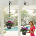 Plant Pulley Set for Garden Baskets and Bird Feeders