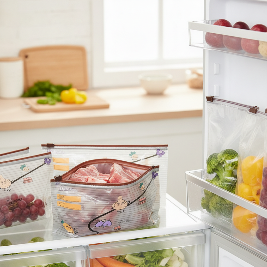 Silver Ion Antibacterial Food Storage Bags