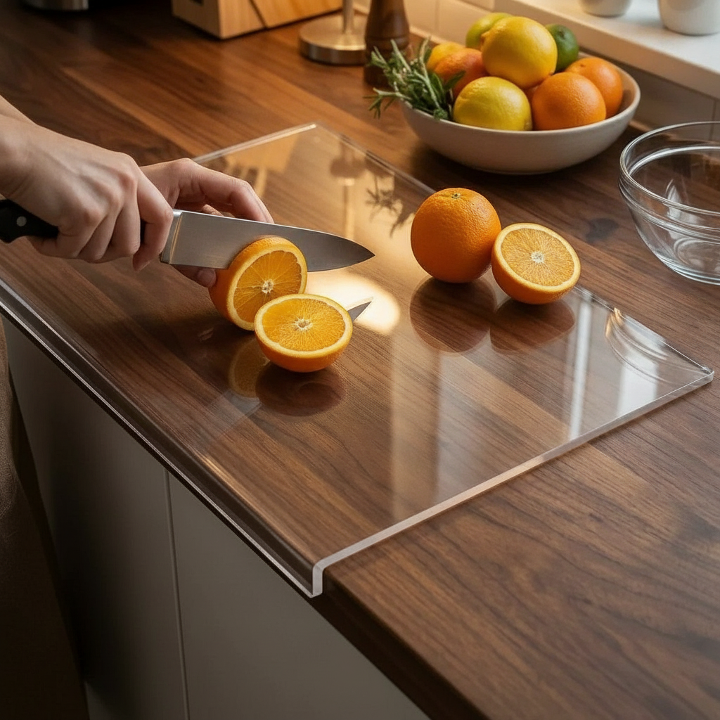 Acrylic Countertop Cutting Board - Thickened Design