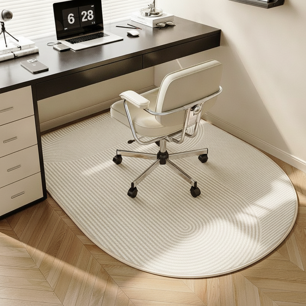 Non-Slip Office Chair Mat — Hard Floor Desk Chair Mat Clear Chair Mat for Hardwood Protective Floor Mat for Office Anti