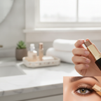 Waterproof Shimmer Two-Tone Eye Stick Dual-Color Eyeshadow Long-Lasting Makeup Crease-Proof Smudge-Proof