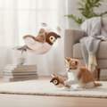 Interactive Chirping & Flapping Toy for Pets