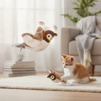 Interactive Chirping & Flapping Toy for Pets