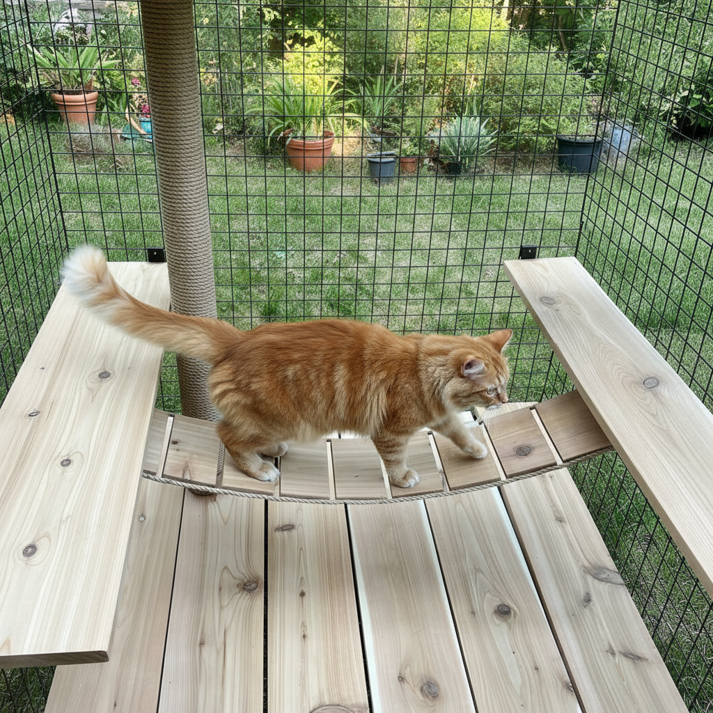 Catio Rope Bridge