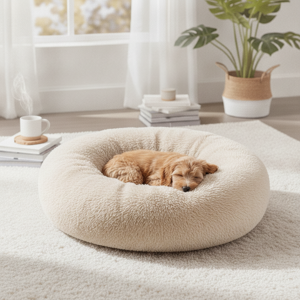 calming-pet-bed lifestyle 1