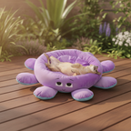 ollie-the-octopus-dog-bed lifestyle 3