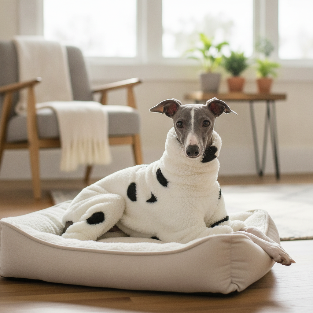 Dalmatian Cozy Fleece Jumpsuit