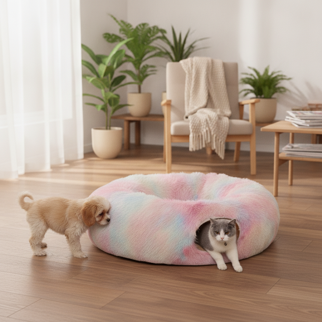cat-tunnel-bed lifestyle 1
