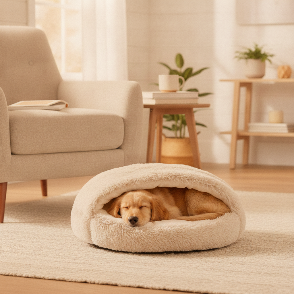 pet-cave-bed lifestyle 2