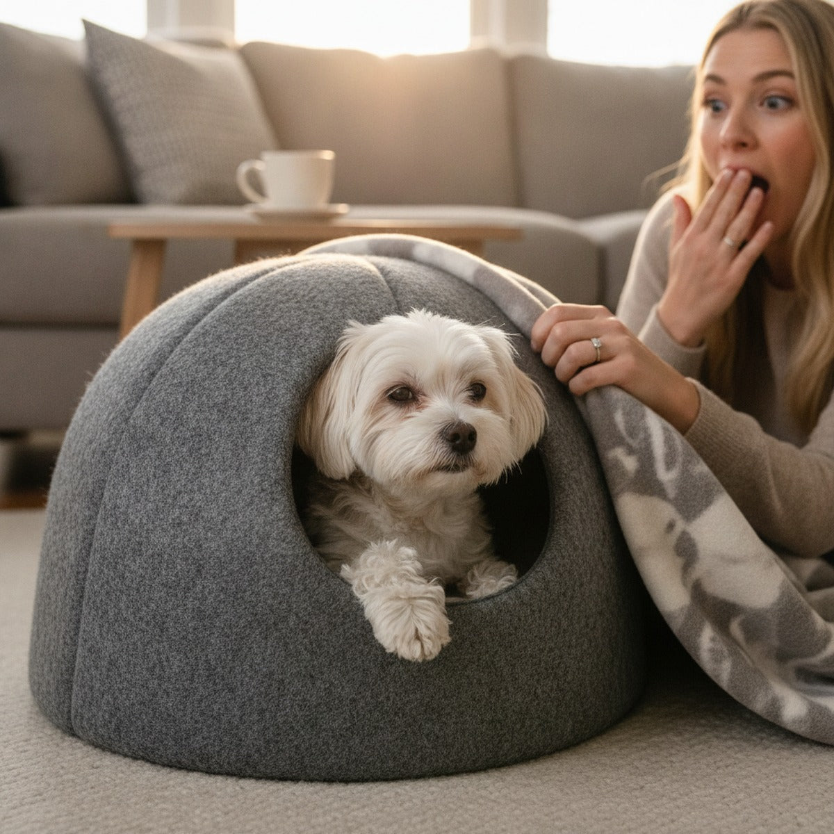 Pet Cave Bed