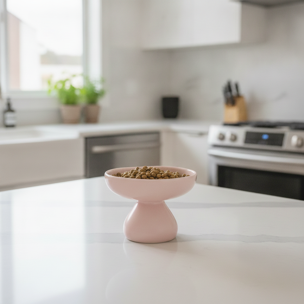 Mushroom Elevated Pet Bowl