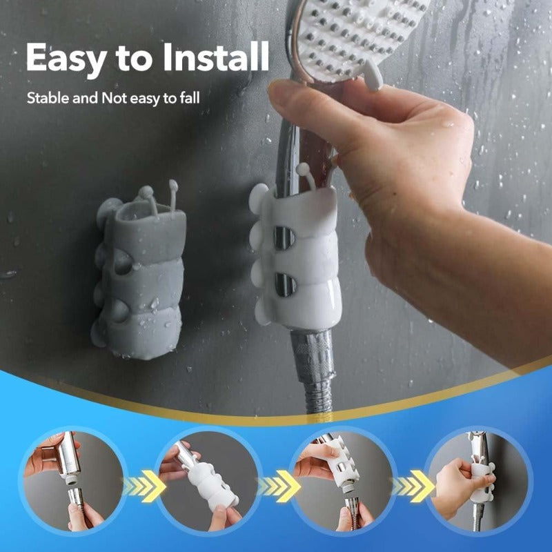 Silicone Suction Shower Holder — Bathroom Organizer