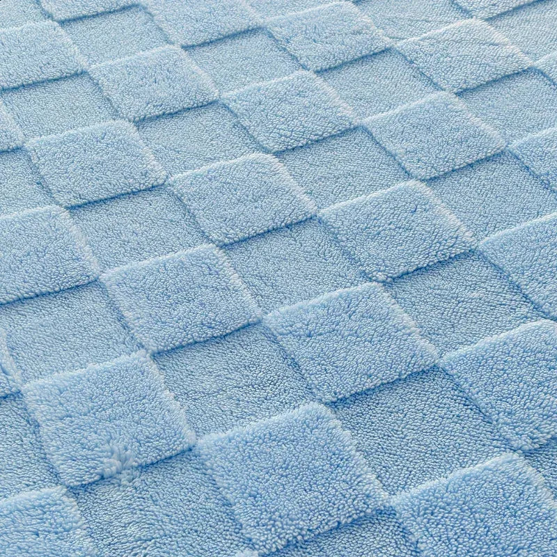 Quilted Velvet Fitted Sheet — Soft Stretch Mattress Cover, Elastic Bed Sheet, Luxury Velvet Bedding, Deep Pocket Cover - View 3