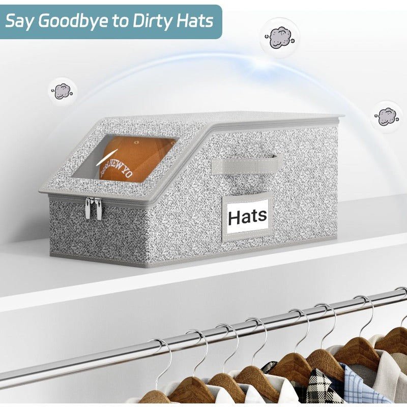 Baseball Cap Organizer — Stackable Hat Storage Rack