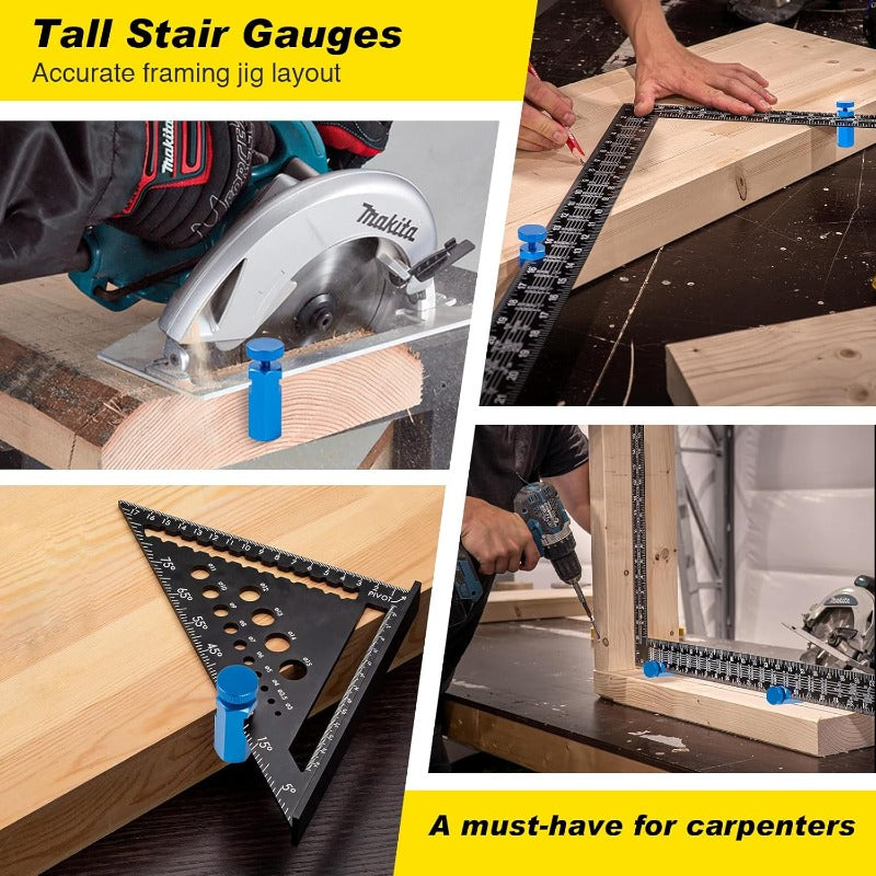 Secure-Grip Layout Gauges — Woodworking Set