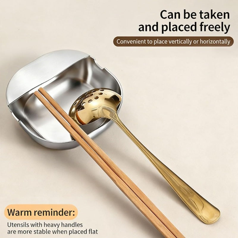 Premium Stainless Steel Spoon Rest