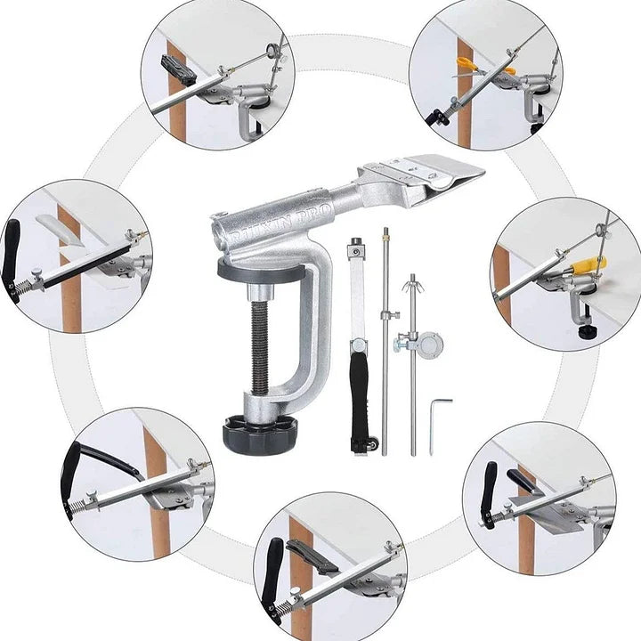 PRO Knife Sharpener with 7 Whetstones