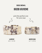 Calacatta Viola Marble Dog Bowl — Premium Italian Marble Pet Bowl, Non-Slip Heavy Duty Cat Food Dish, Elegant Designer Pet Accessory, Easy Clean Stone Bowl - View 3