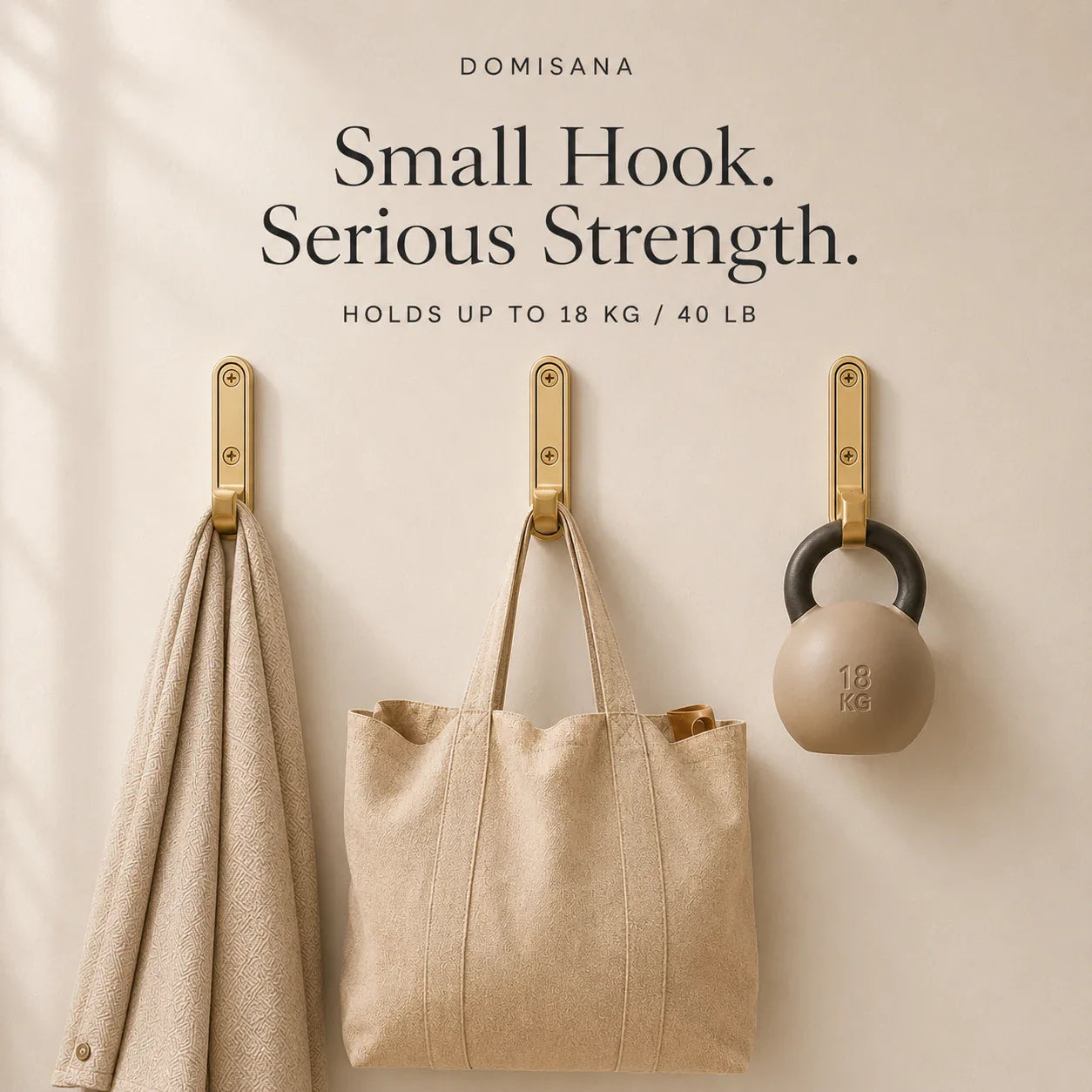 Foldable Wall Coat Hooks - Space Saving