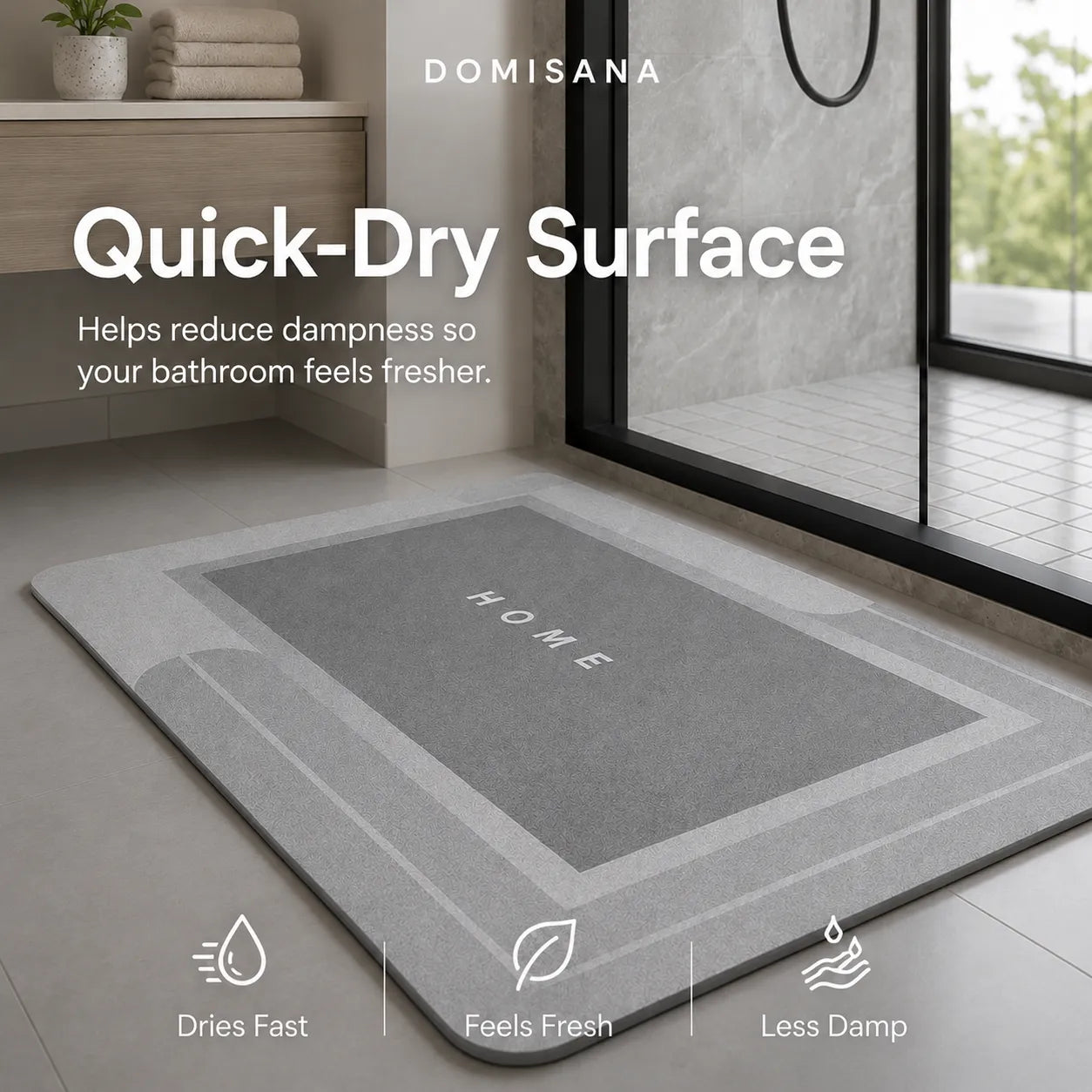 Super Absorbent Non Slip Bath Mat