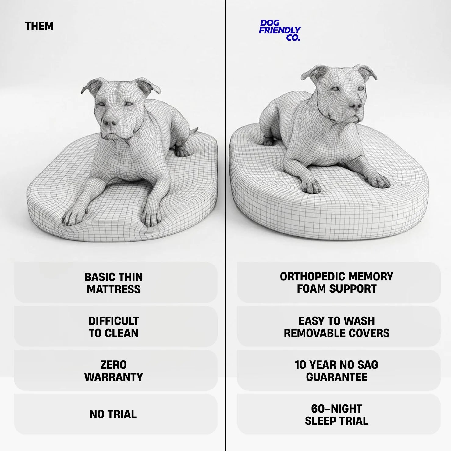 Chill Pill Memory Foam Dog Bed Beige Small — Orthopedic Pet Couch, Joint Support for Small Dogs, Washable Removable Cover, Calming Donut Bed for Anxiety - View 4