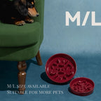 Slow Feeder Dog Bowl — Anti-Gulp Maze Pet Dish, Interactive Feeding Bowl for Fast Eaters, Dog Enrichment Food Bowl, Non-Slip Slow Eating Cat Dish - View 3