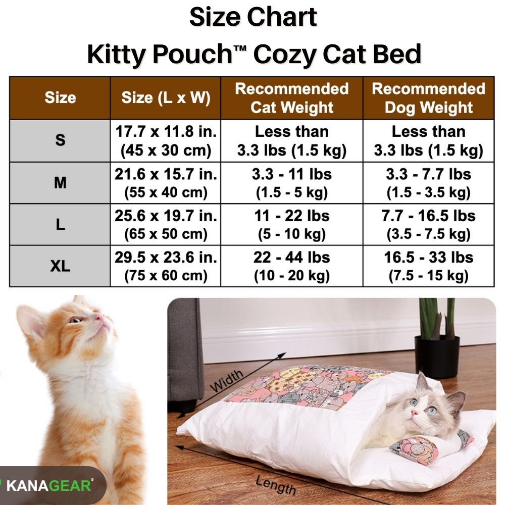 Kitty Pouch Cozy Cat Bed Enclosed Pet Cave Self-Warming Washable Indoor Feline Lounge Calming Hideaway - View 6