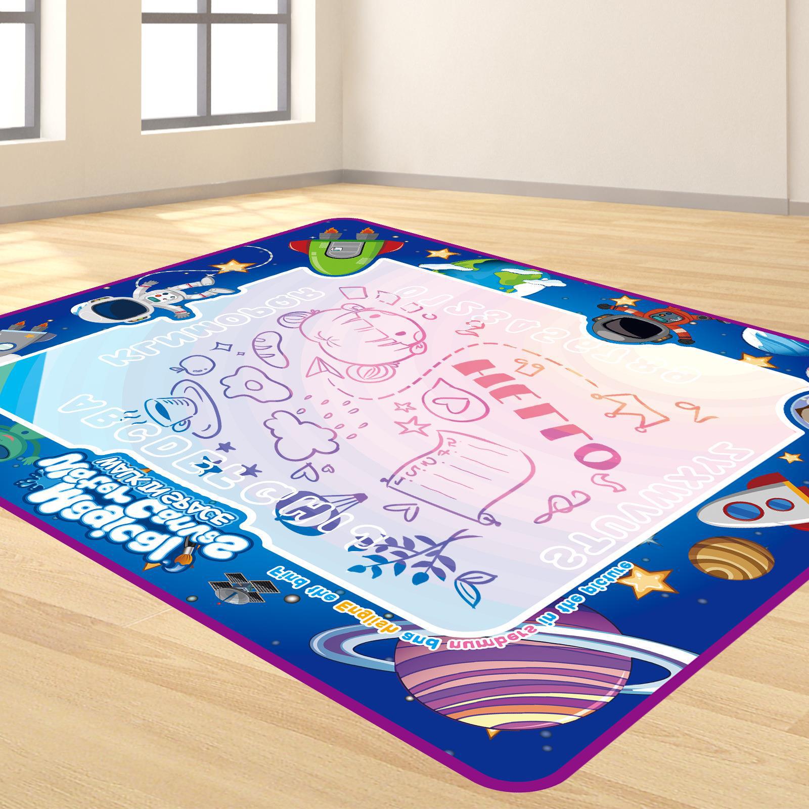 Magic Water Canvas — Reusable Water Drawing Mat for Kids Toddler Aqua Doodle Pad Mess- Drawing Toy Educational Art Mat - View 5