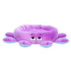 Ollie the Octopus Dog Bed — Fun Novelty Pet Couch, Soft Plush Donut Bed for Small Dogs, Unique Octopus Design Dog Bed, Machine Washable Comfort Bed - View 6