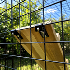 Catio Walkway Ramp — Outdoor Cat Enclosure Accessory, Habitat Haven Climbing Bridge, Safe Elevated Walkway for Cats, Weatherproof Catio Add-On - View 4