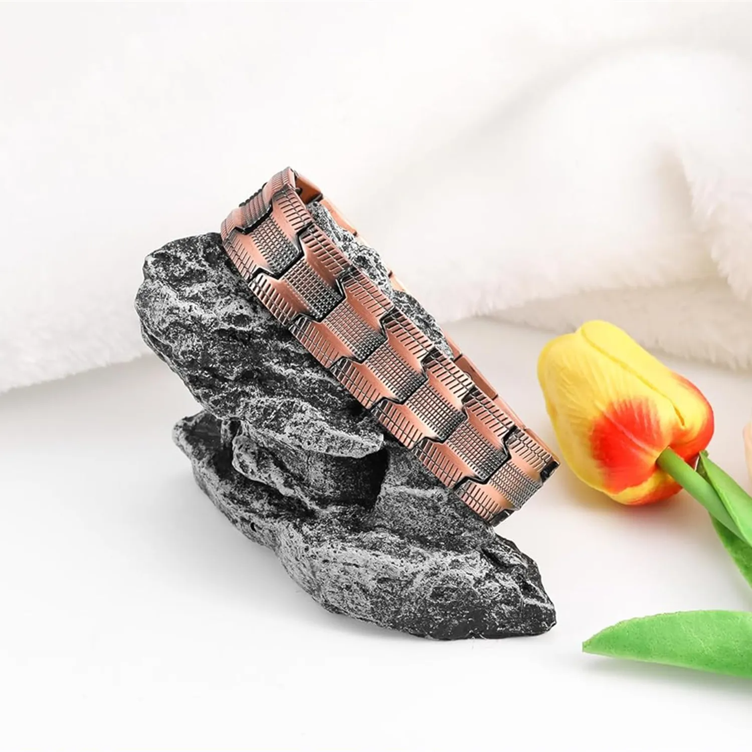 Jewelance Premium Triple-Row Magnetic Bracelet