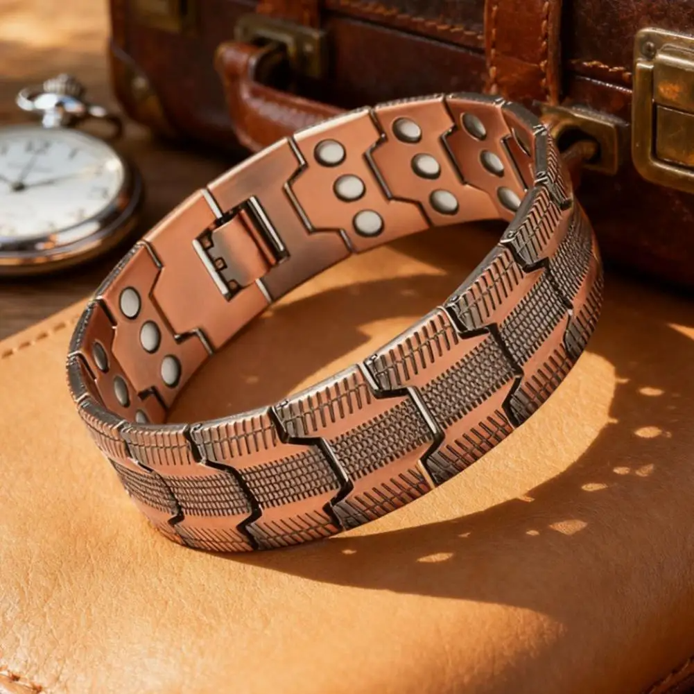Jewelance Premium Triple-Row Magnetic Bracelet