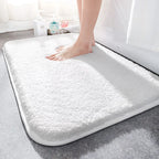 Super Absorbent Plush Bath Mat — Extra Thick Bathroom Rug Quick-Dry Shower Floor Mat Non-Slip Microfiber Bath Rug Soft S - View 2