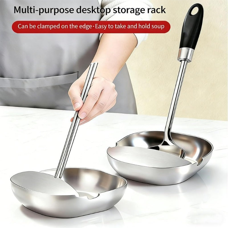Premium Stainless Steel Spoon Rest