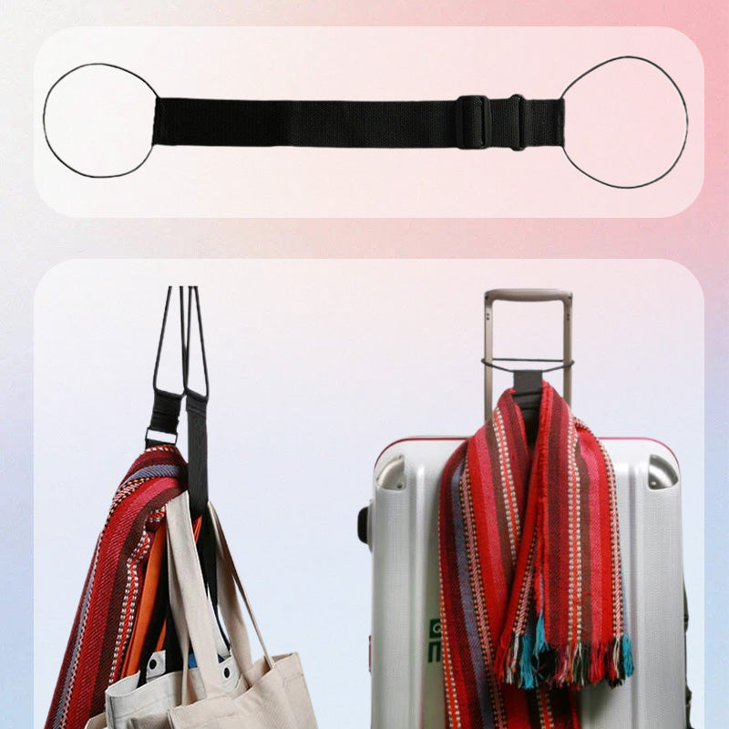 2-Pack Adjustable Luggage Connector Straps