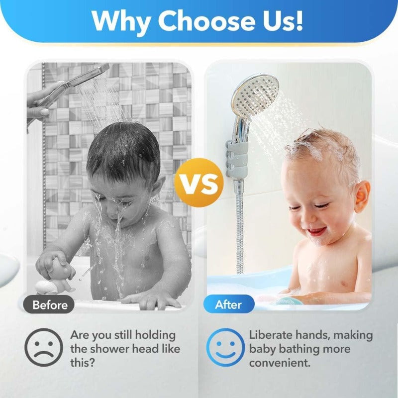 Silicone Suction Shower Holder — Bathroom Organizer