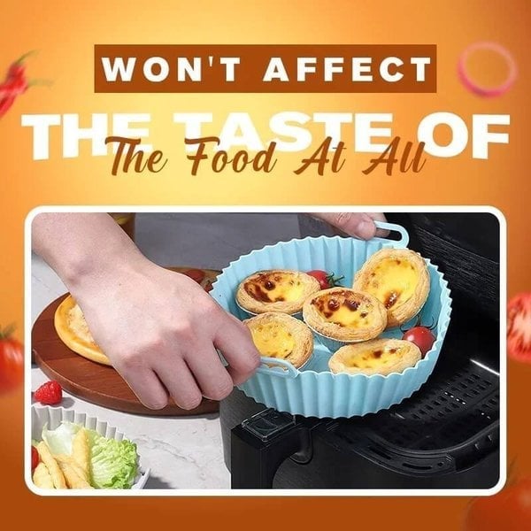 Air Fryer Silicone Baking Tray — Reusable Liner