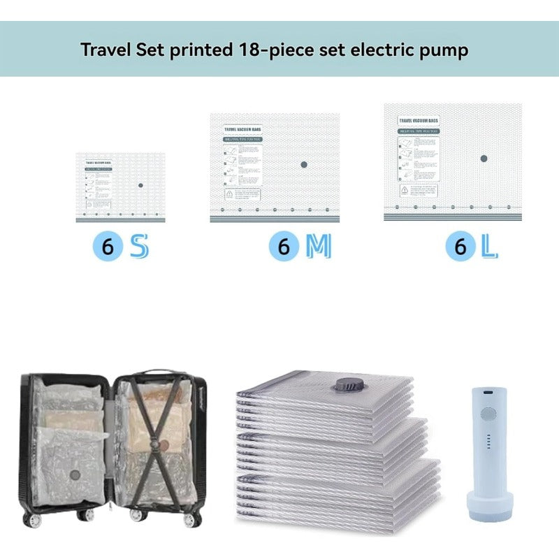 Compact Luggage Space Saver — Compression Pouch