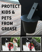 Grease Bucket with Lid