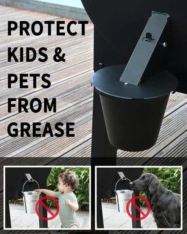Grease Bucket with Lid