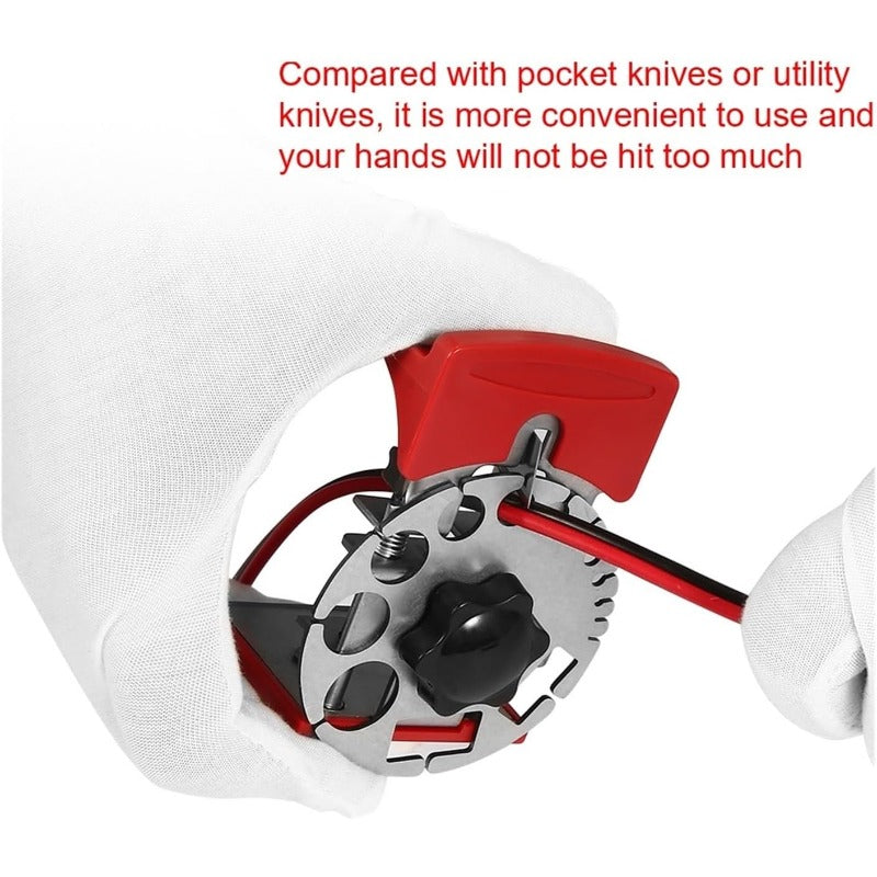 Adjustable Manual Wire Stripper — Multi-Gauge Cable Tool