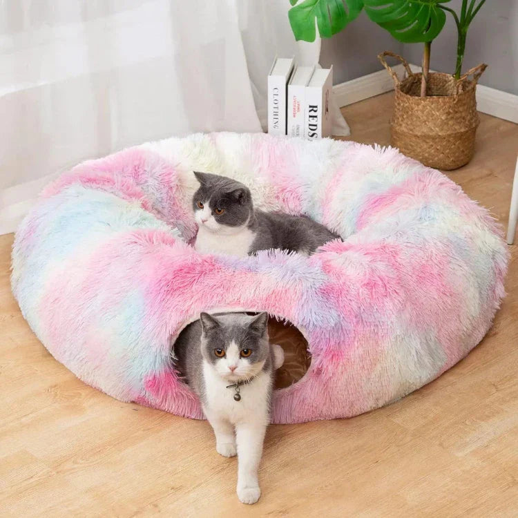 cat tunnel bed
